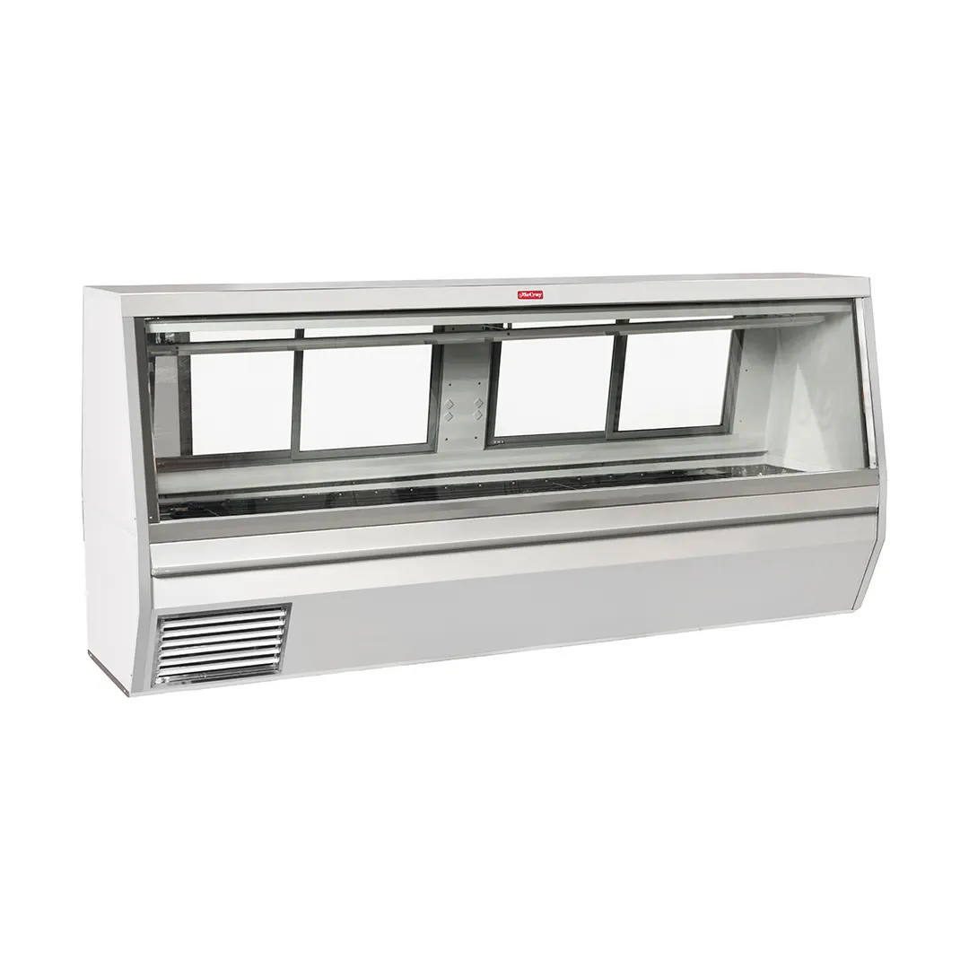 Howard-McCray R-CMS34E-12-LED 149" Double Duty Flat Refrigerated Meat Display Case, Remote