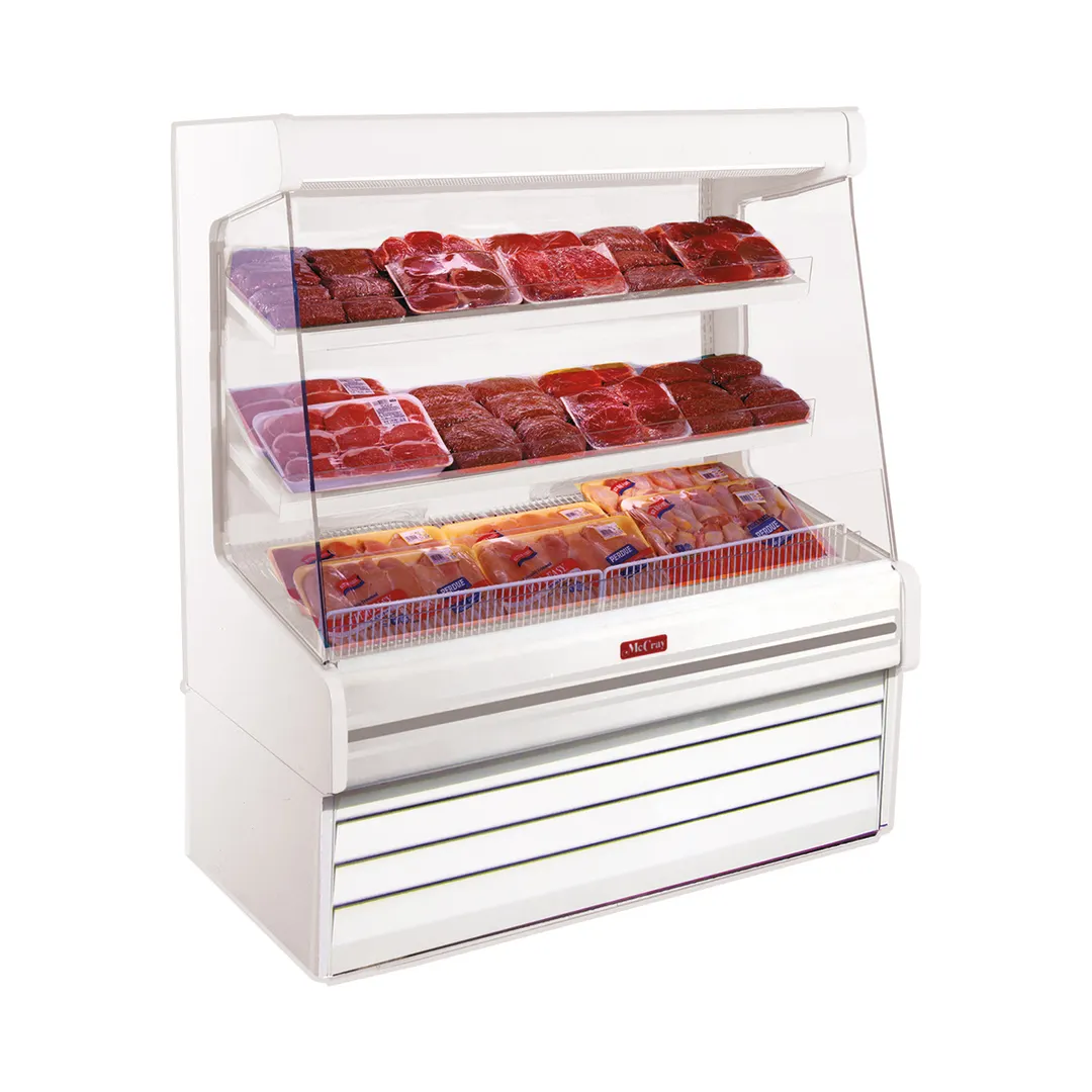 Howard-McCray R-OP30E-4L-LED 51" Remote Refrigerated Produce Display Case, White