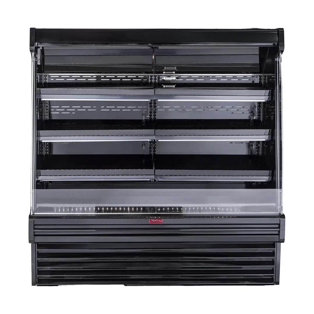 Howard-McCray R-OP35E-10S-B-LED 123" Remote Refrigerated Produce Display Case, Black