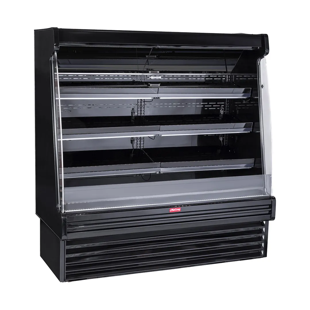 Howard-McCray R-OP35E-10S-B-LED 123" Remote Refrigerated Produce Display Case, Black