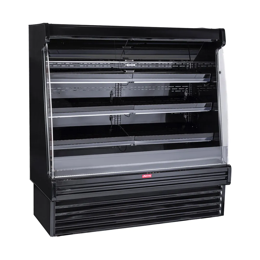 Howard-McCray R-OP35E-12S-B-LED 147" Remote Refrigerated Produce Display Case, Black