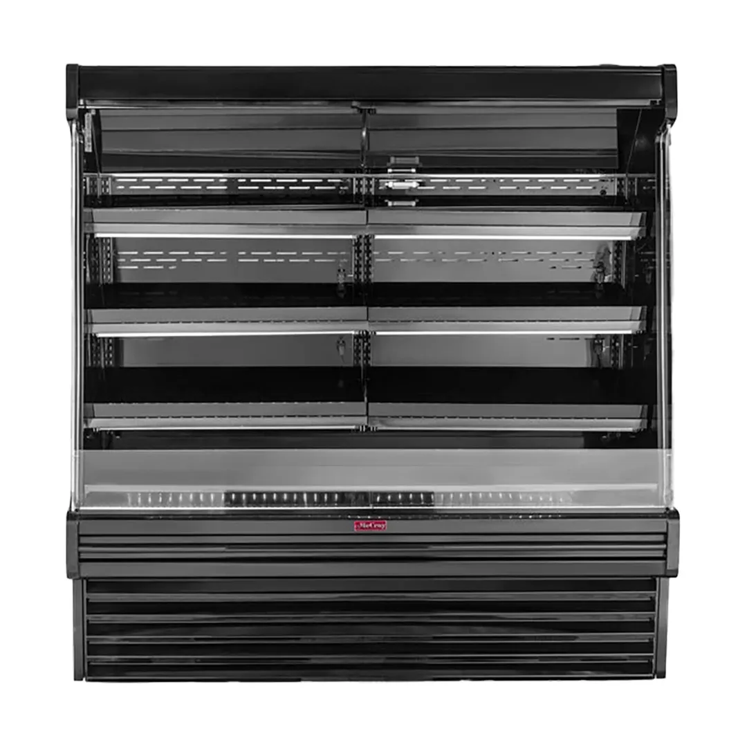 Howard-McCray R-OP35E-8S-B-LED 99" Remote Refrigerated Produce Display Case, Black