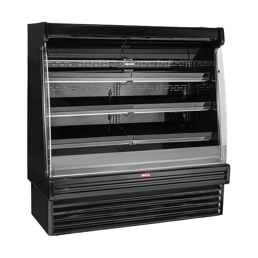 Howard-McCray R-OP35E-8S-B-LED 99" Remote Refrigerated Produce Display Case, Black