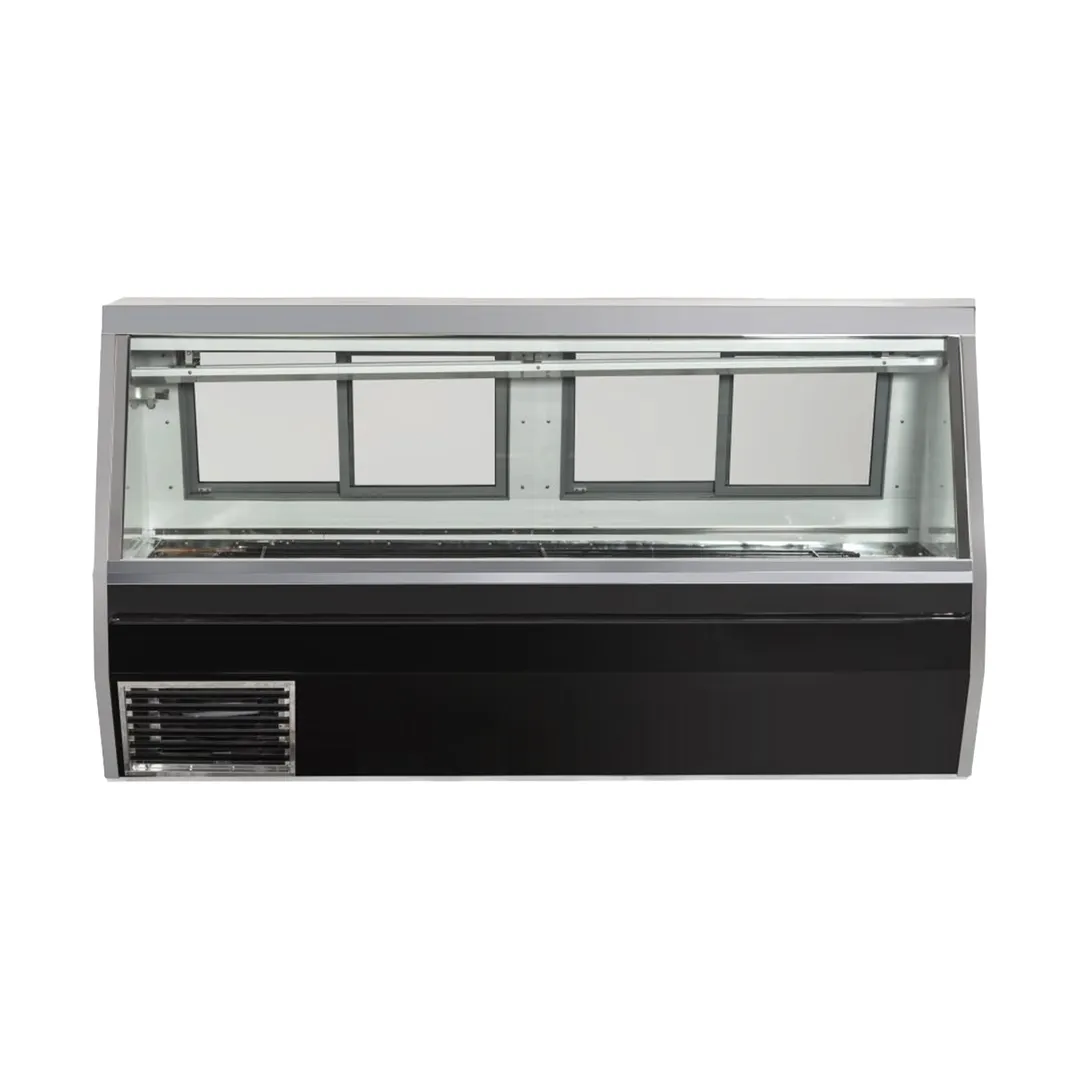 Howard-McCray SC-CMS35-6-S-LED 71" Double Duty Flat Refrigerated Meat Display Case