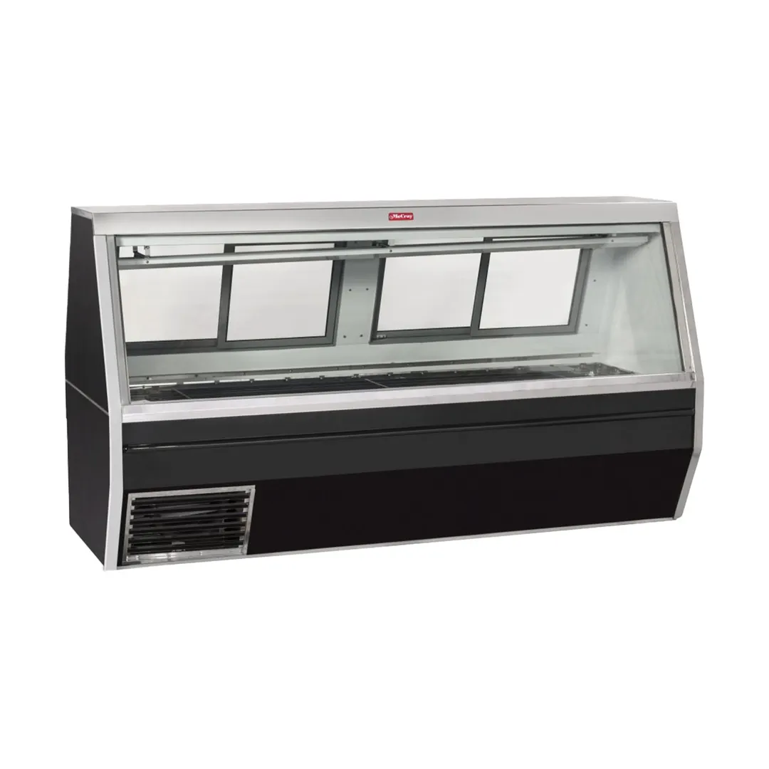 Howard-McCray SC-CMS35-6-S-LED 71" Double Duty Flat Refrigerated Meat Display Case