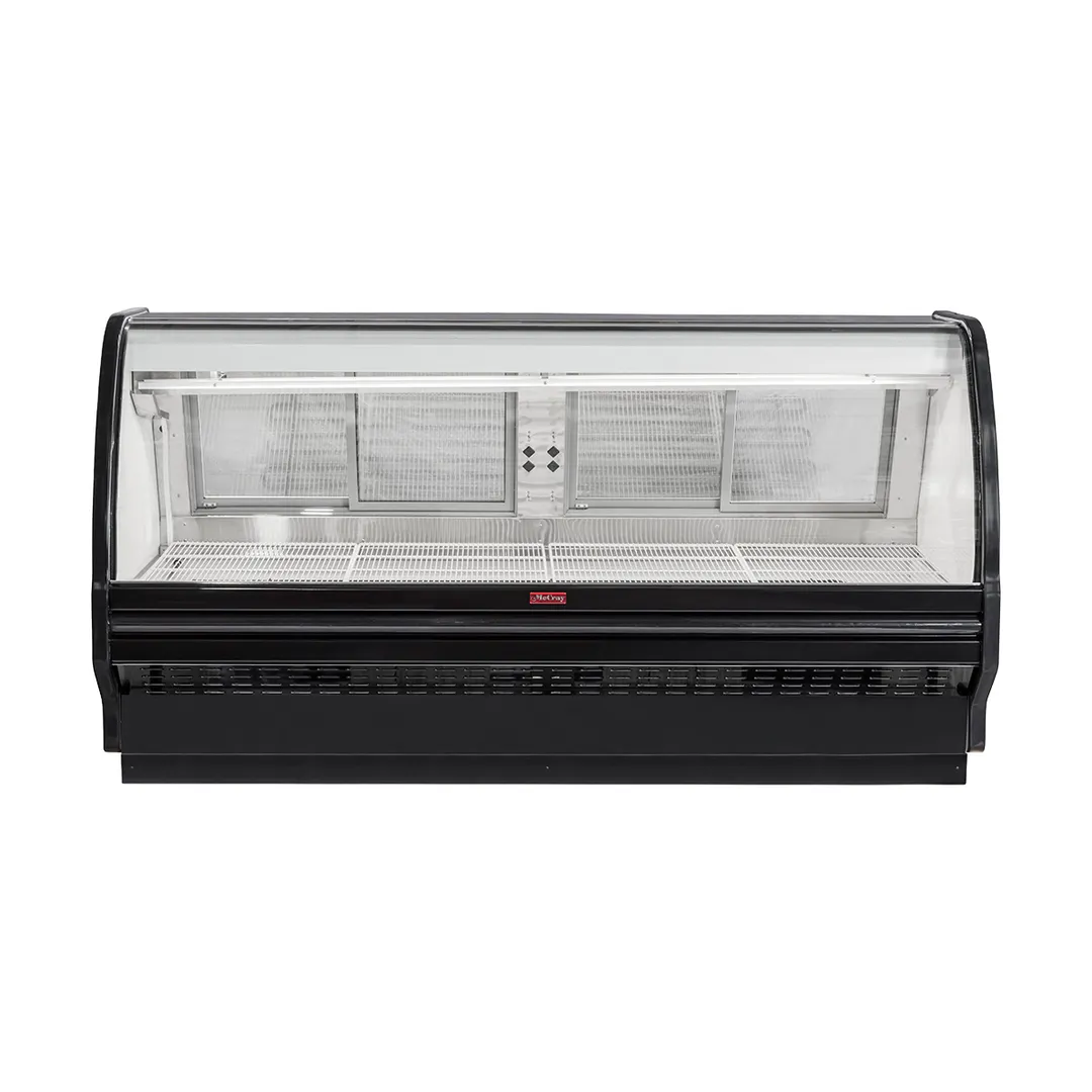 Howard-McCray SC-CMS40E-8C-BE-LED 100" Single Duty Curved Refrigerated Meat Display Case
