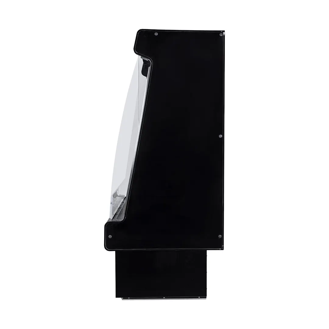 Howard-McCray SC-M32E-4-B-LED 50'' Vertical Meat Open Air Merchandiser in Black, Self-Contained