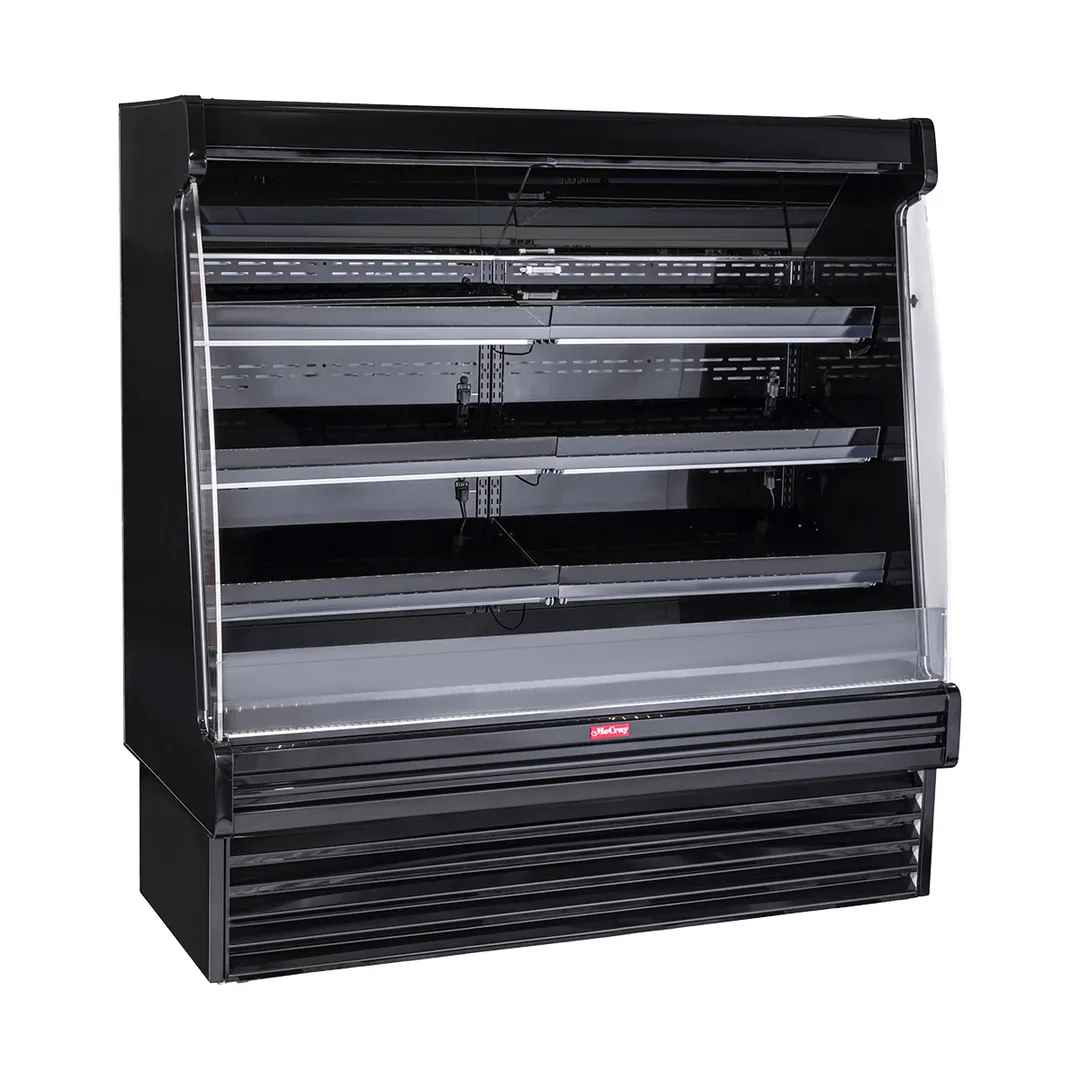 Howard-McCray SC-OP35E-5S-B-LED 63" Refrigerated Produce Display Case, Black