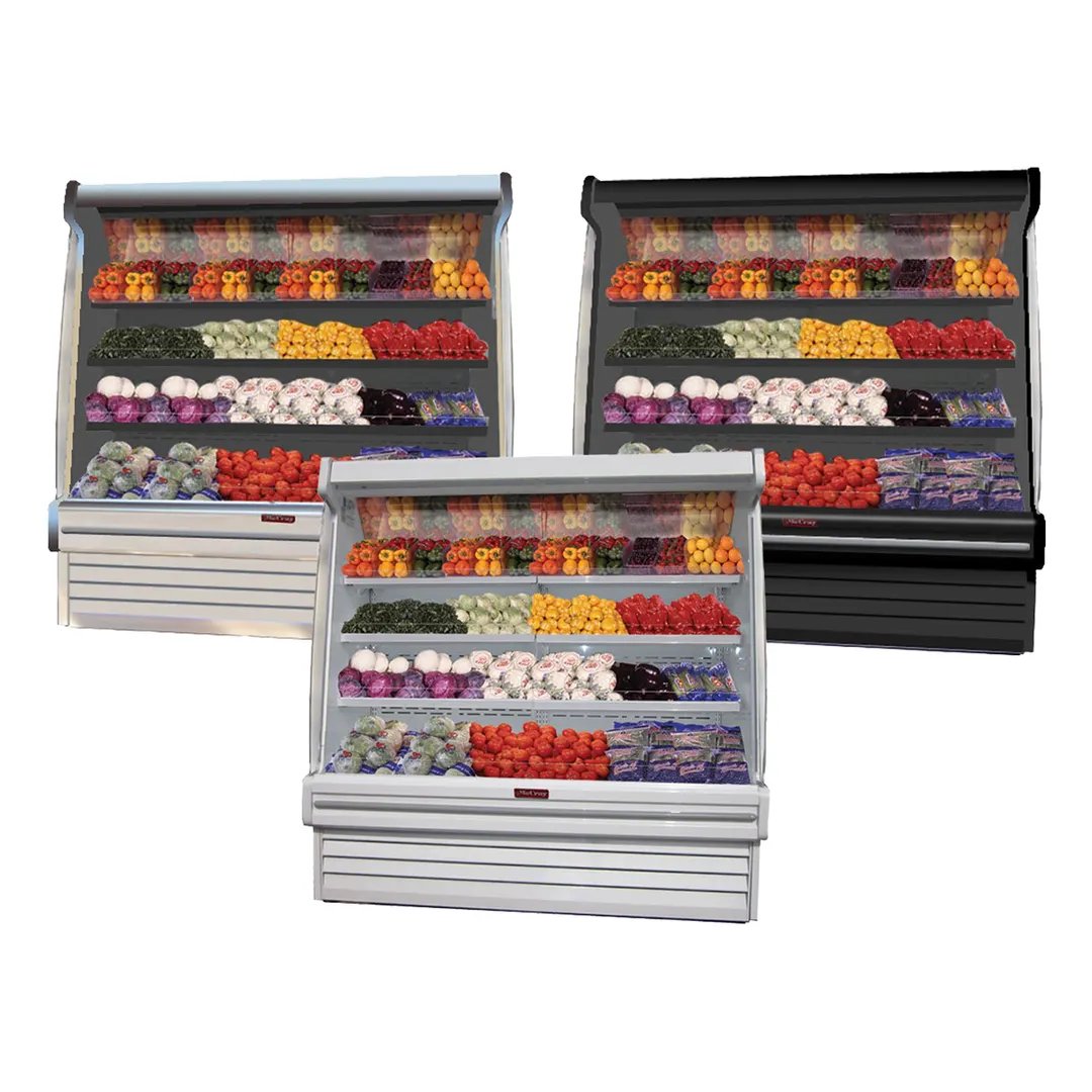 Howard-McCray SC-OP35E-5S-B-LED 63" Refrigerated Produce Display Case, Black