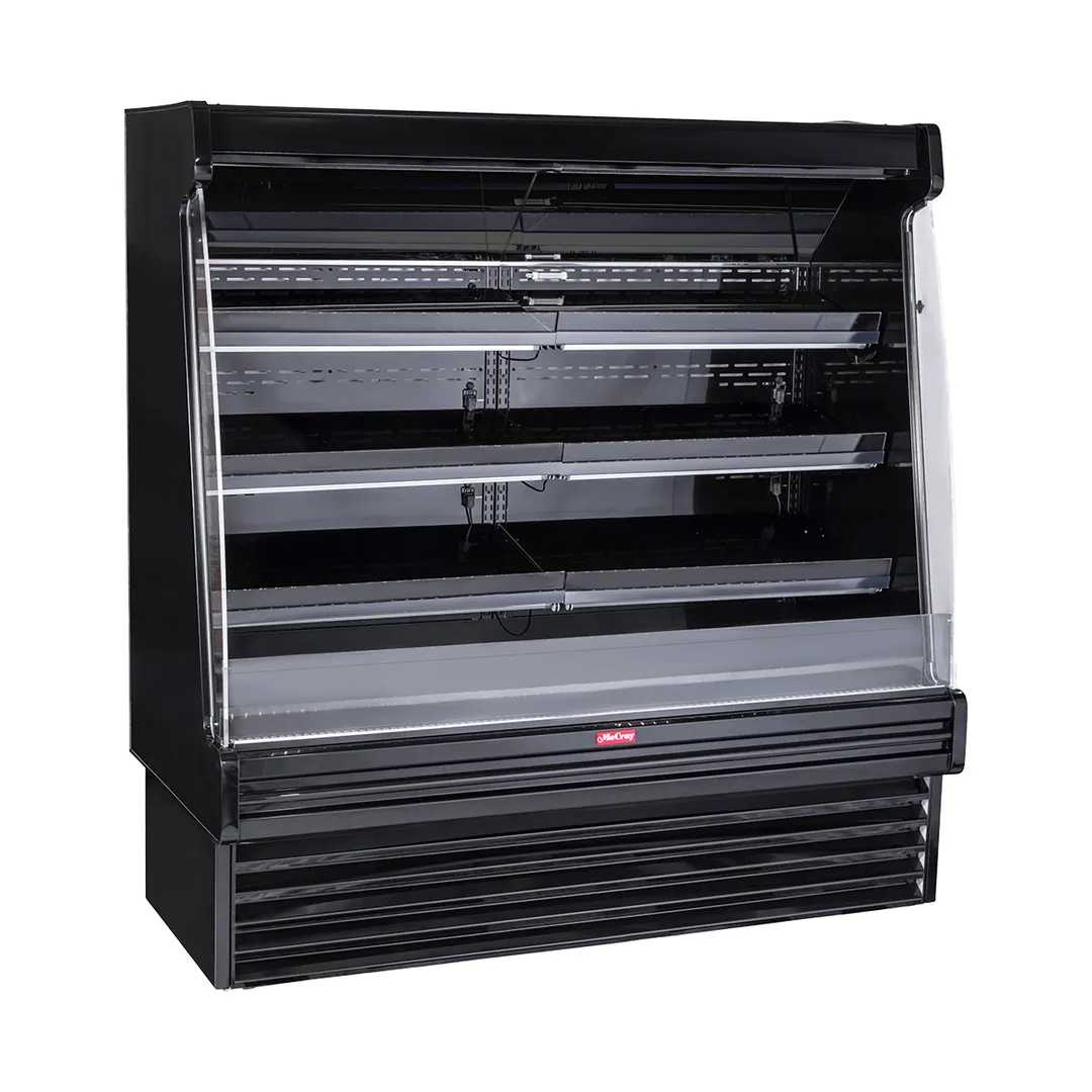 Howard-McCray SC-OP35E-6S-B-LED 75" Refrigerated Produce Display Case, Black