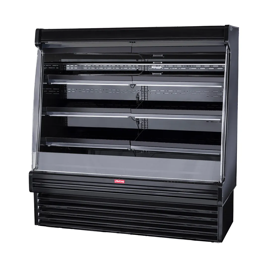 Howard-McCray SC-OP35E-6S-B-LED 75" Refrigerated Produce Display Case, Black