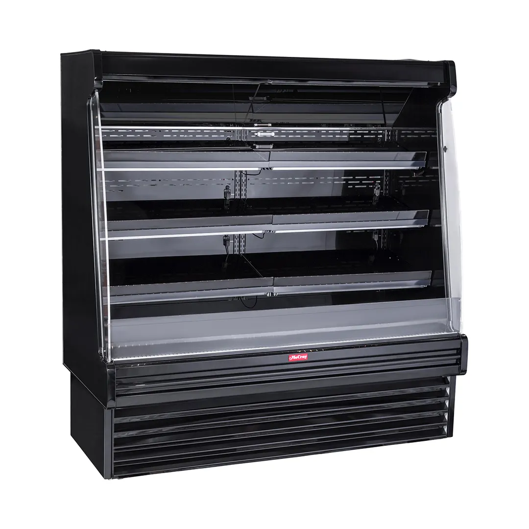 Howard-McCray SC-OP35E-8S-B-LED 99" Refrigerated Produce Display Case, Black