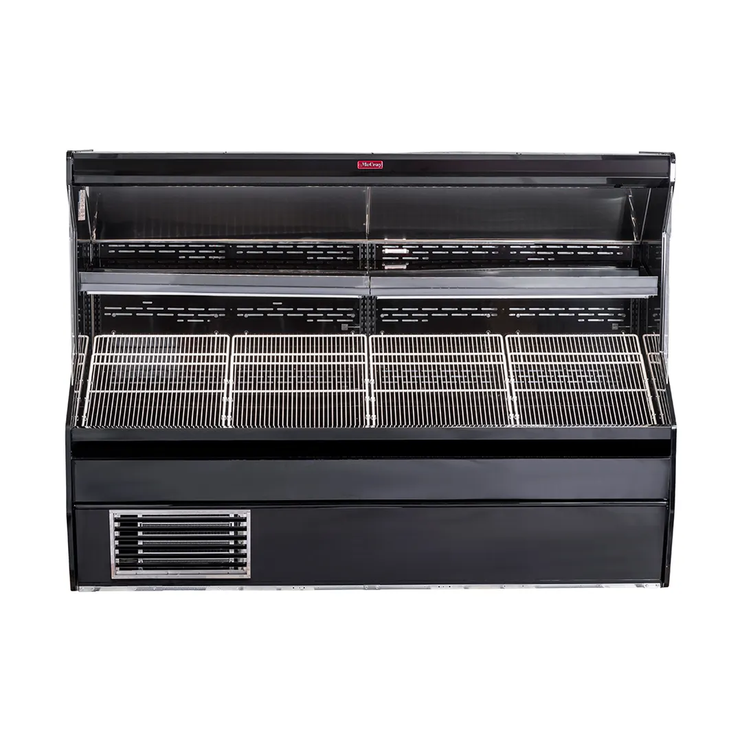 Howard-McCray SC-P32E-6S-B-LED 74" Refrigerated Produce Display Case, Black