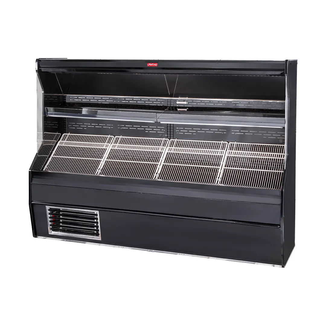 Howard-McCray SC-P32E-8S-B-LED 98" Refrigerated Produce Display Case, Black
