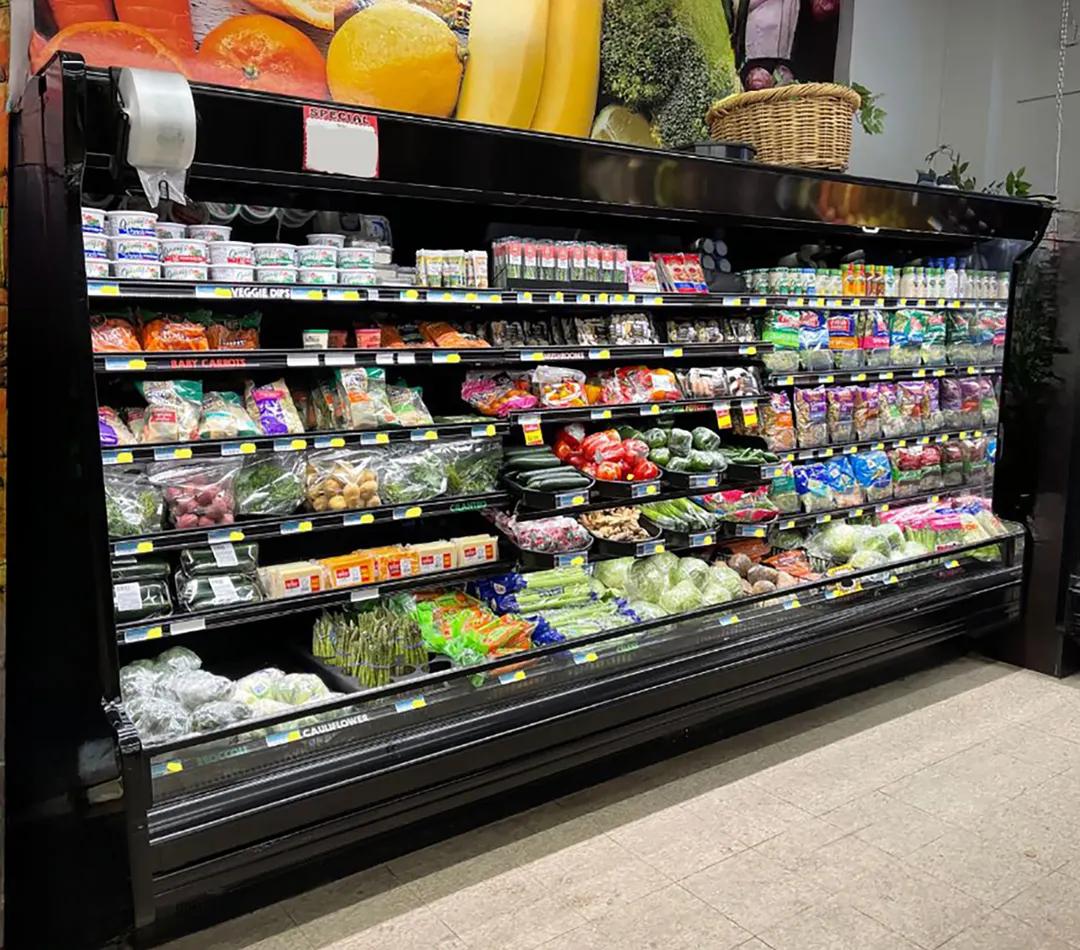 Kysor Warren DX6LN PRODUCE 12' E-12-E 144" Refrigerated Produce Display Case