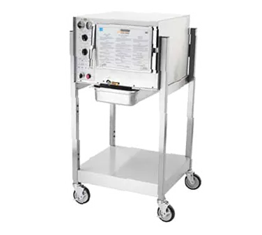 AccuTemp S32403D110 SGL 3 Pan Boilerless Convection Steamer w/ Stand, Connectionless, 240V