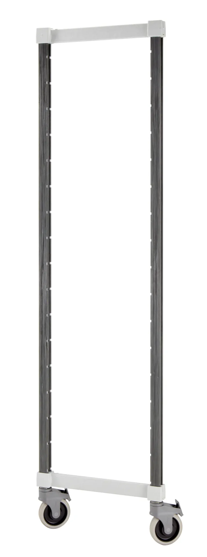 Cambro EXMPK1870480 Camshelving Elements Xtra Mobile Post Kit, 18.5W, 64H, Plastic Finish, Speckled Gray