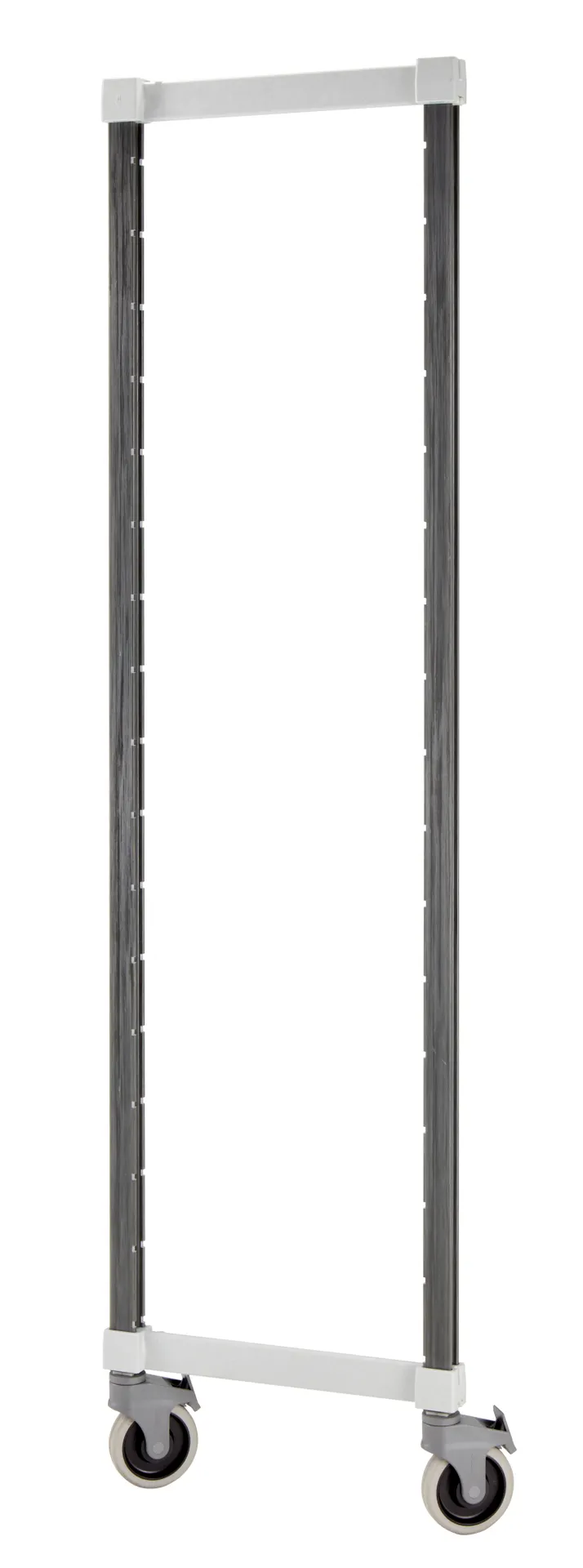 Cambro EXMPK2170480 Camshelving Elements Xtra Mobile Post Kit, 21.5W, 64H, Plastic Finish, Speckled Gray
