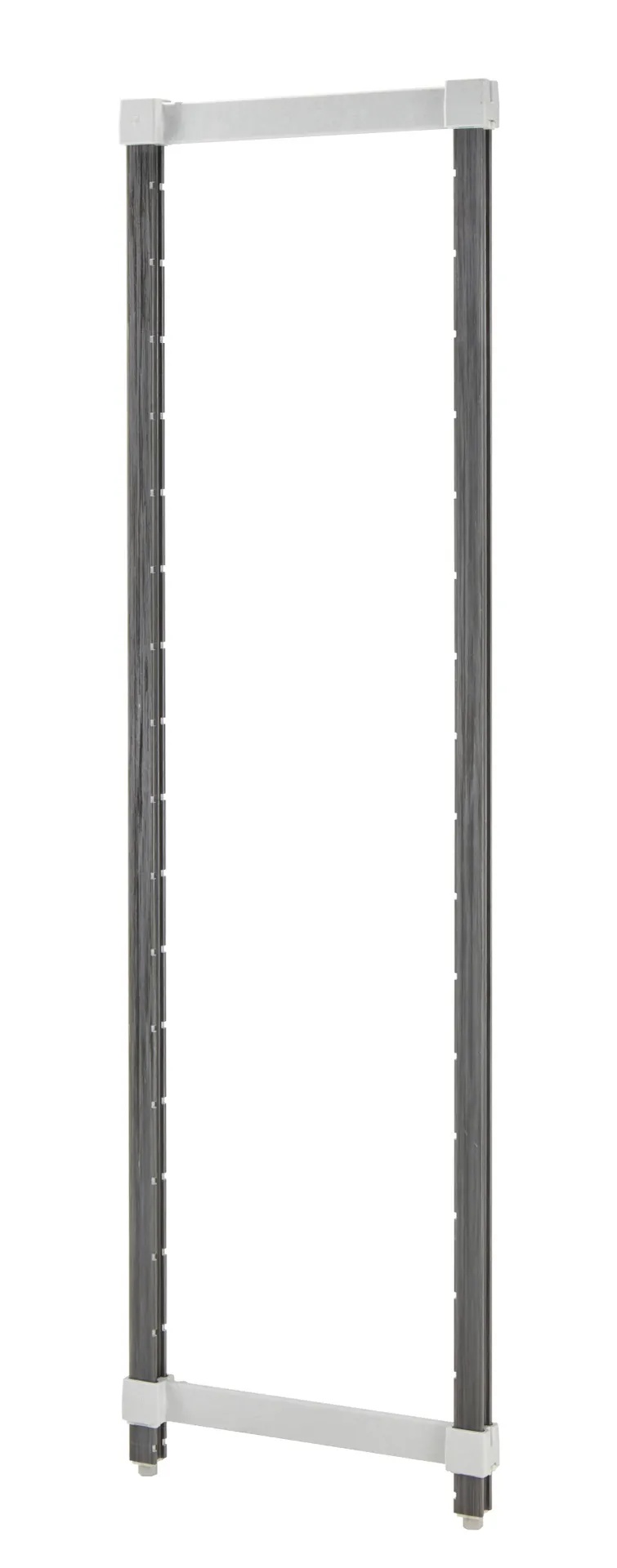 Cambro EXPK2484480 Camshelving Elements Xtra 24.5W Stationary Post Kit, 84.5H, Speckled Gray, Plastic Finish