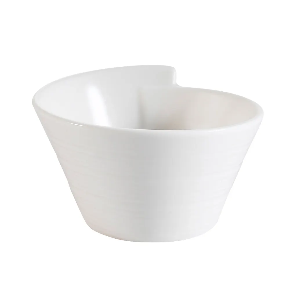 CAC China SUS-B3 Bowl, 4-1/2 oz., 3-1/2" dia. x 2" H, White Porcelain, Dishwasher Safe - Dozen