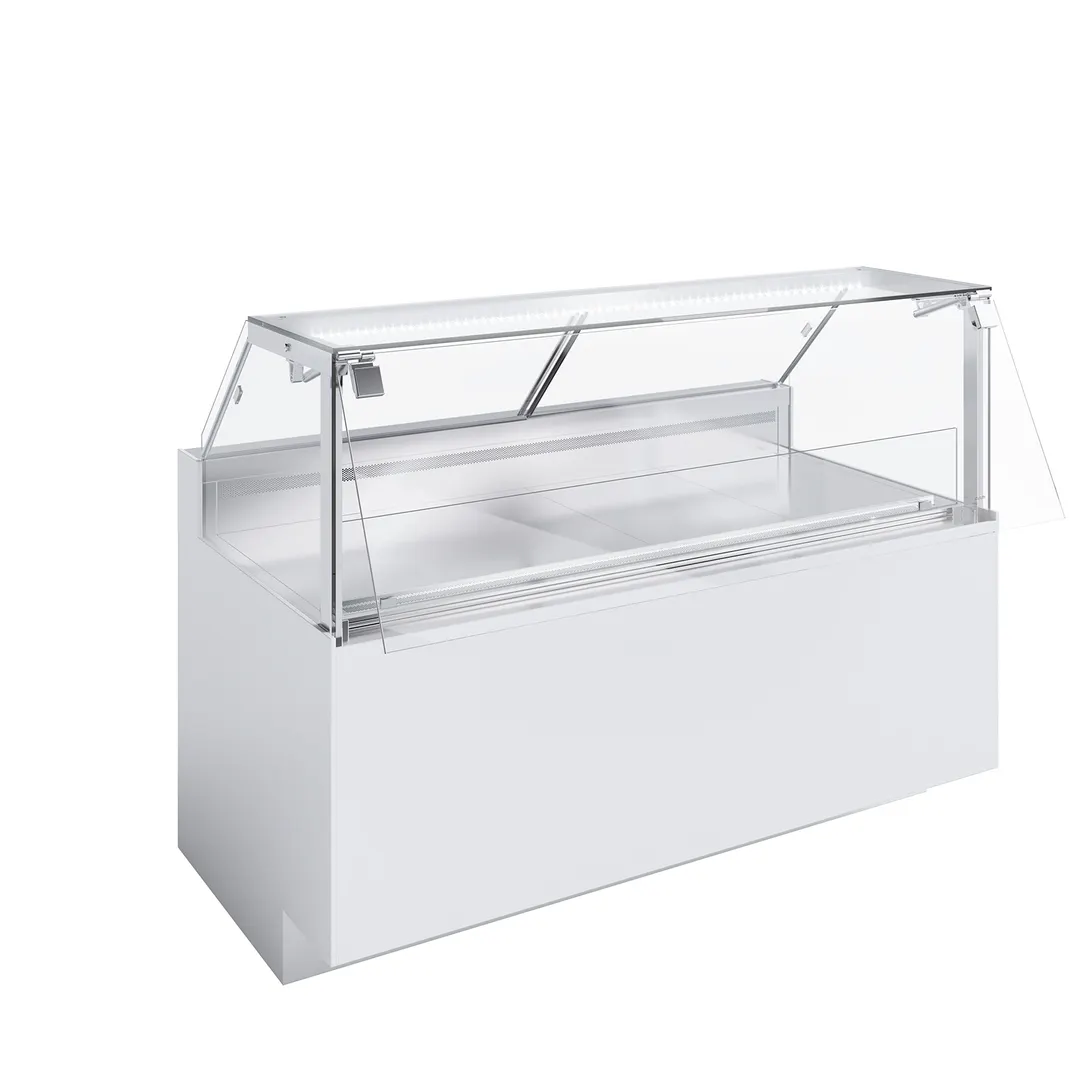 Ciam USA CIAM 6040 SQ8R6RV100I Display 39-3/8"L x31-1/2"D x51-3/16"H Self‑Contained, 3000K LED