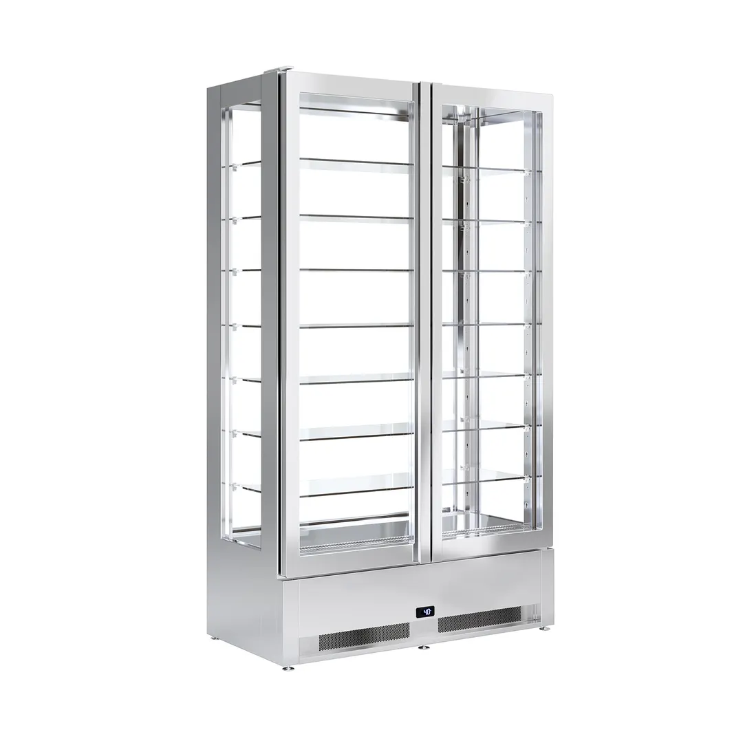 Ciam USA CIAM BRILLIANT BRL1PVT1PI – 27.5" W × 27" D × 97.5" H Cooler Glass Door LED 39‑42°F 208‑230V