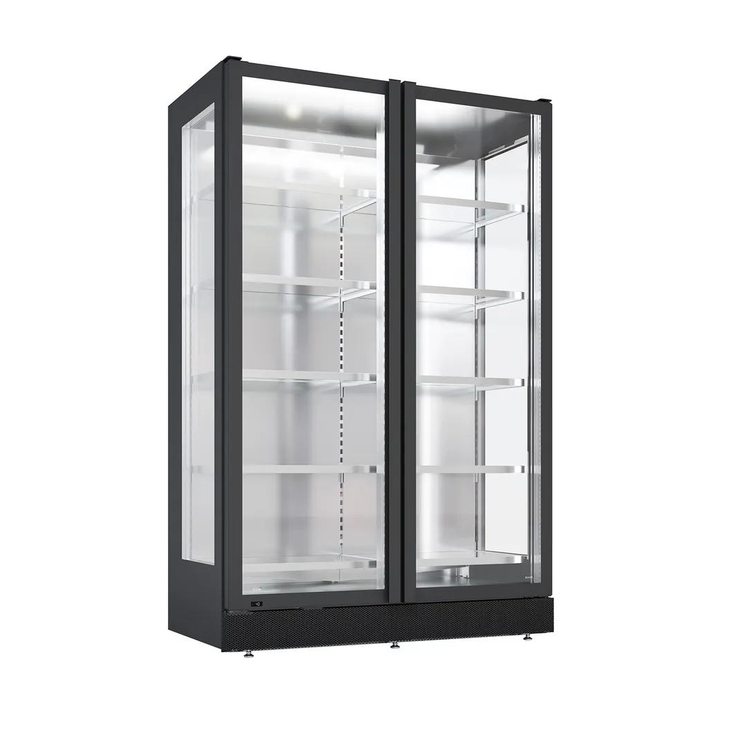 Ciam USA CIAM EXCLUSIVE PREMIUM EXLP74GEL07I 27-1/2" L Stainless Steel Glass Door Freezer Merchandiser