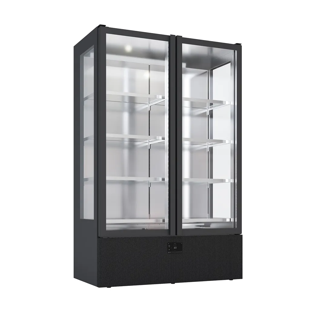 Ciam USA CIAM EXCLUSIVE PREMIUM EXLP74MAT07I Meat Curing, 27.5"L x 31.1"D x 86.6"H, Steel, BlackGrey, 208‑230V
