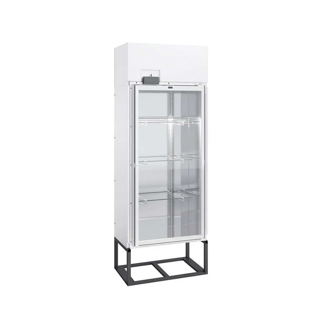 Ciam USA CIAM MURO-ZERO MURZGEL08E 31"Door Freezer Merchandiser, 22-7/8" D x 84-3/4" H, Stainless0-10°F