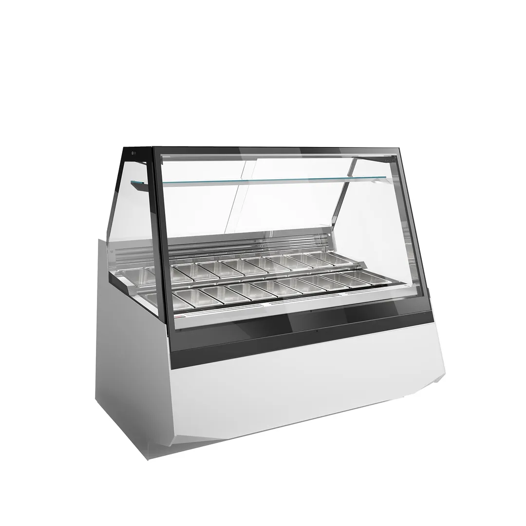 Ciam USA CIAM MYA MYA3H15GEL12I 45" Gelato/Ice Cream Dipping Cabinet w/ Curved Sneeze Guard