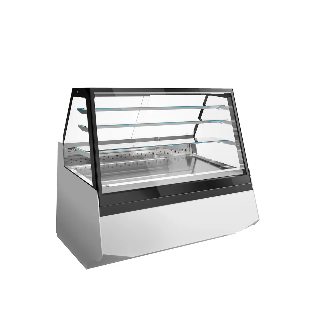 CIAM USA CIAM MYA3H15PV215I Bakery Display Case 84.5"L x 49.9"D x 60.6"H, Stainless, LED Lighting