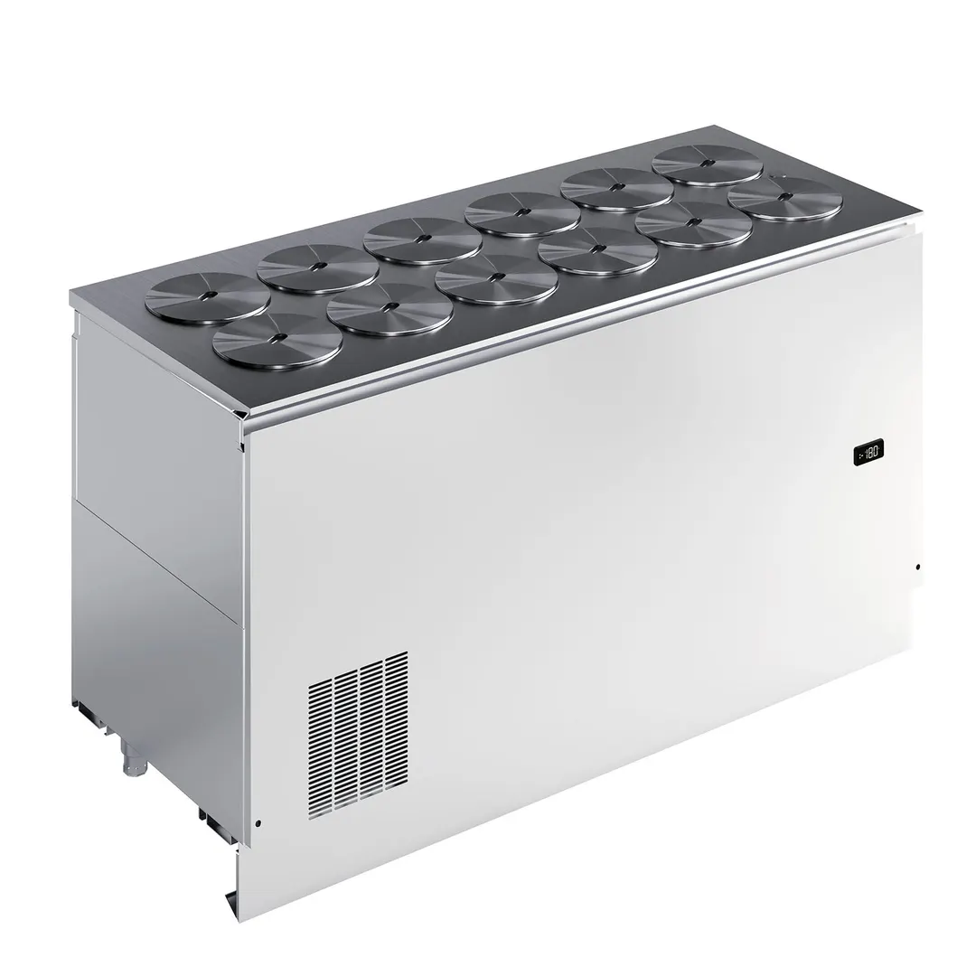 Ciam USA CIAM POZZETTI SBPRSGCL12I 64" Gelato/Ice Cream Dipping Cabinet w/ Sneeze Guard