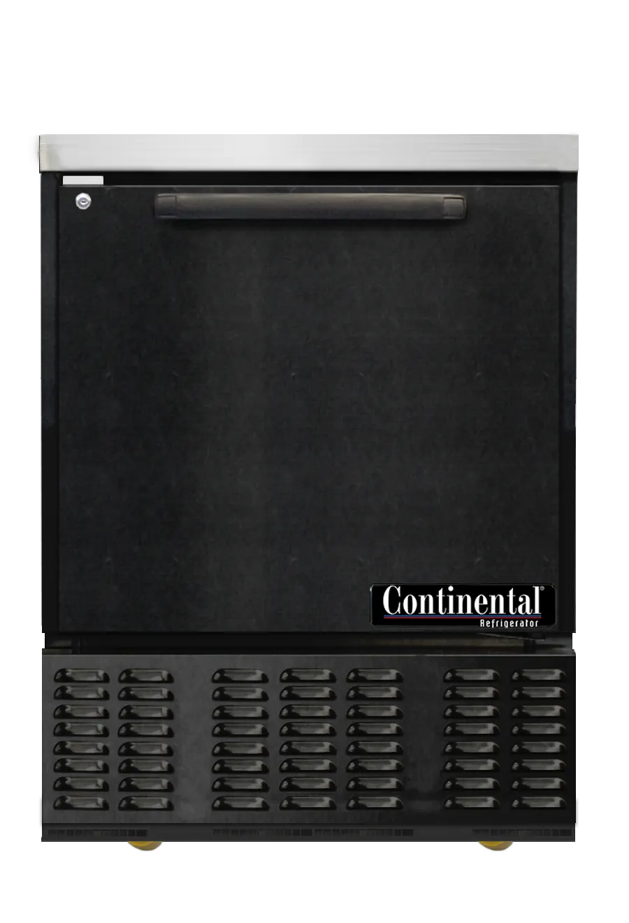 Continental Refrigerator UCF24SN-B 24" 1-Door Undercounter Freezer Black, 4.3 cu. ft., Front Breathing