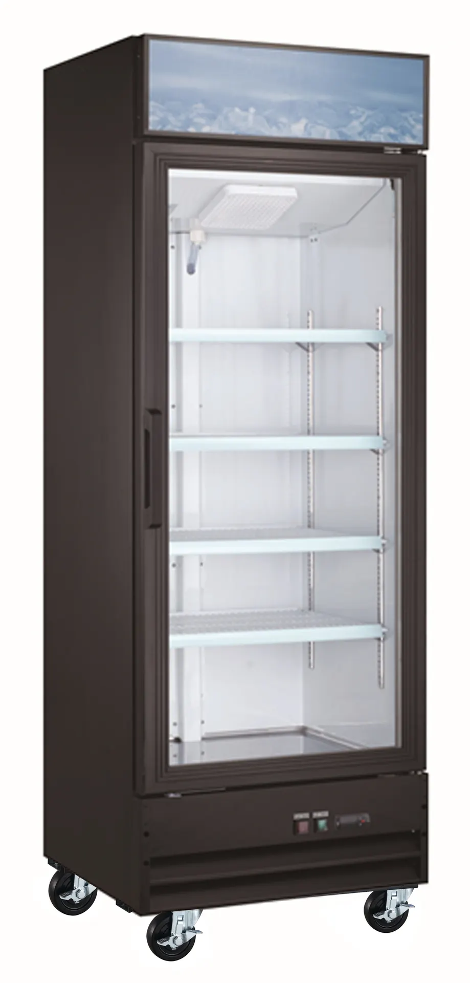 Drago America DR9MGR 21" Merchandiser Refrigerator with Glass Door, 9 cu. ft.