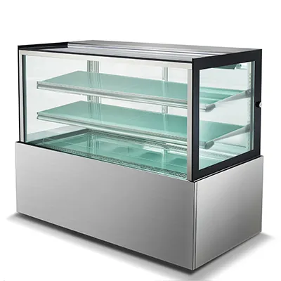 Drago America DRCD60-2 18 Cu ft, 59"W x 29"D x 47"H, Silver, 4 Shelves, Sliding Doors, LED, 32‑43°F
