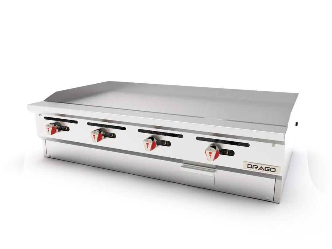 Drago America DRGM48 48" Countertop Gas Griddle