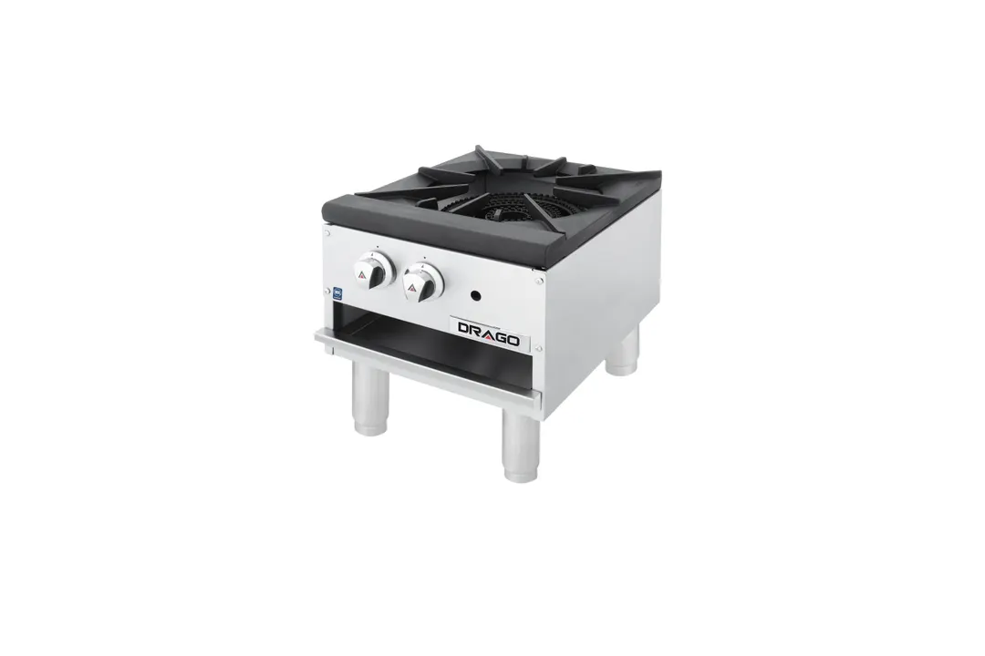 Drago America DRSPR1 17" Double-Ring Cast Iron Burners Gas Stock Pot Range