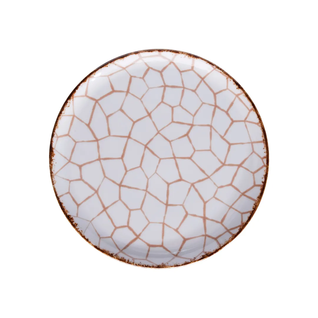 GET PA133I712812 - 11" Coupe China Plate, Cracked, Round, 11" Diameter