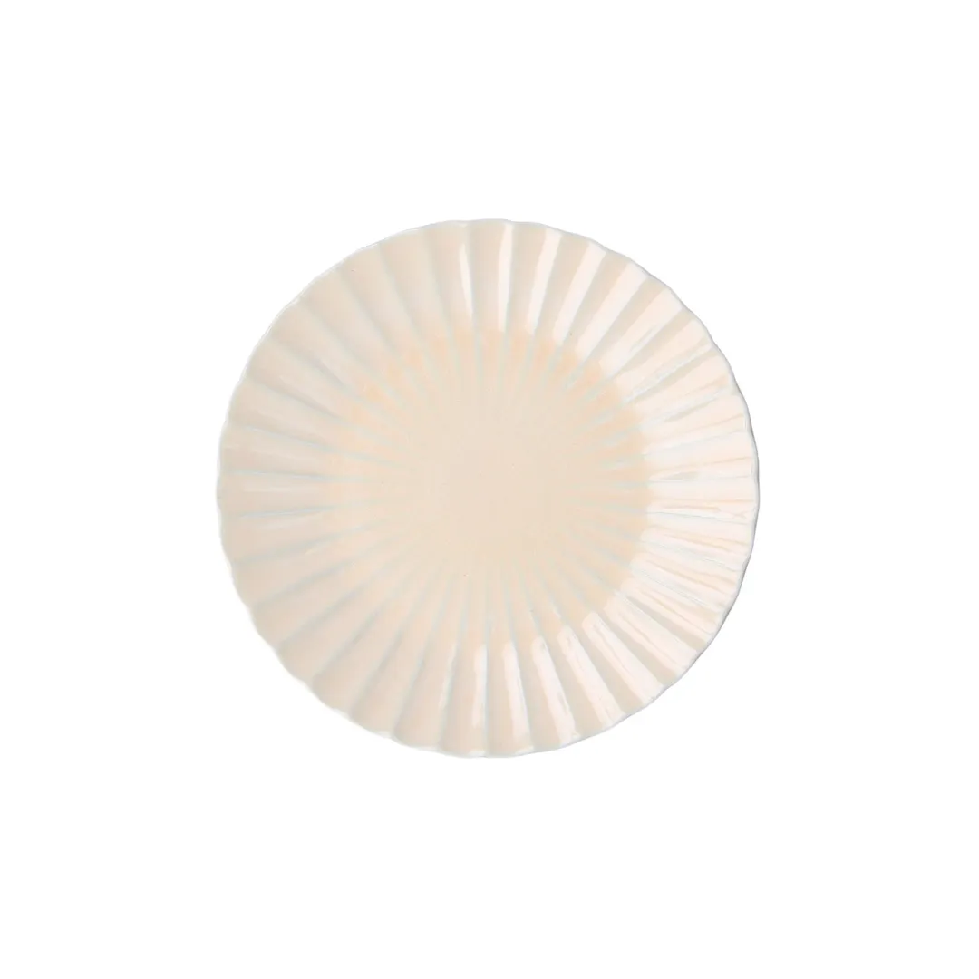 GET PA1842022012TALLER Dessert Plate, 8" Round China, Bahia Nacar Finish - 1 Dozen