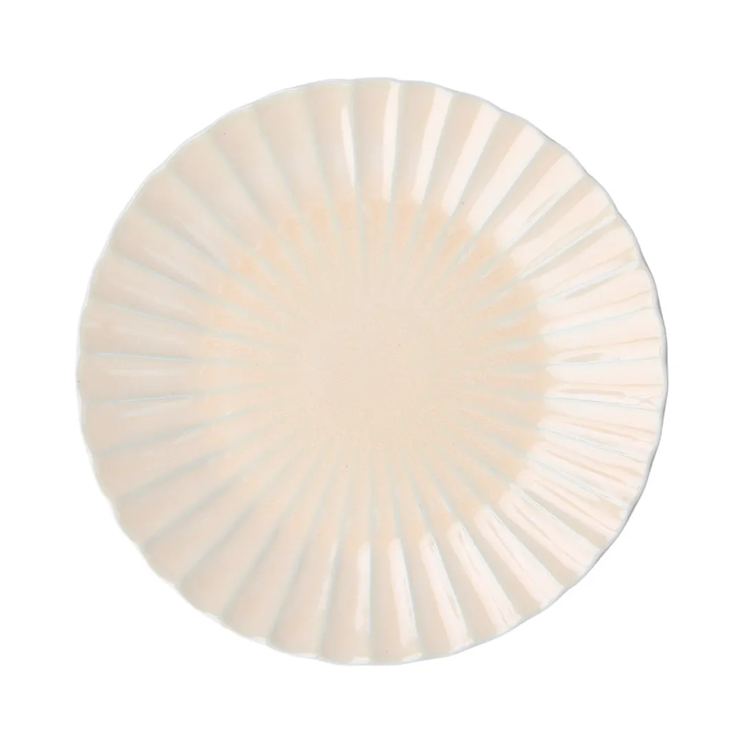 GET PA1842052812TALLER Plate, 11.2" Round China Dinner Plate, Bahia Nacar Finish - 1 Dozen