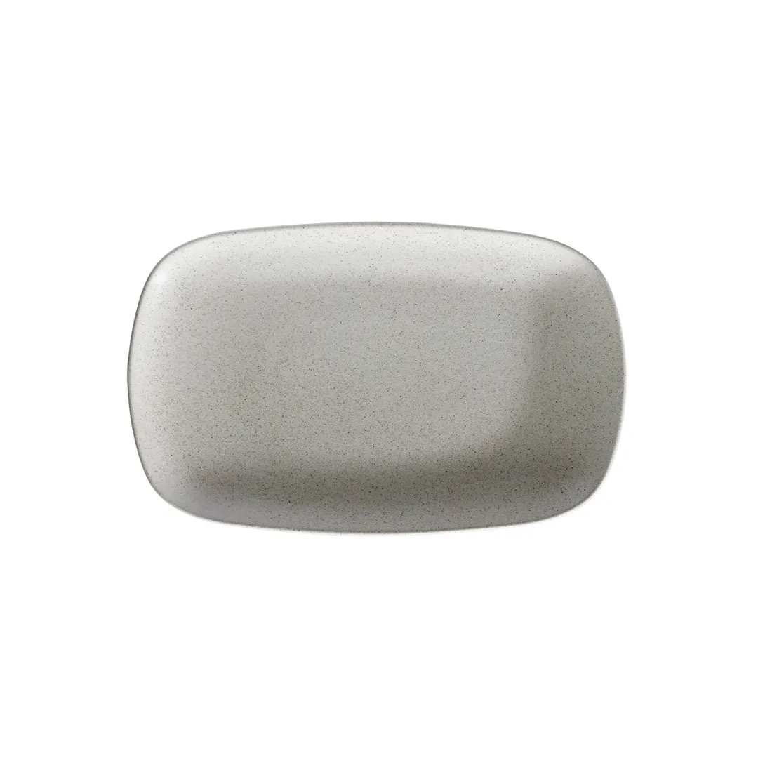 GET PP1940917612 Rectangular China Platter, 13.4" x 8.25" Coupe Rim, Premium Dinnerware - 1 Dozen
