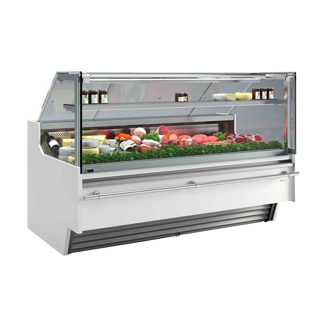 Infrico USA IDC-VBC25SCP 76" Single Duty Flat Refrigerated Meat Display Case