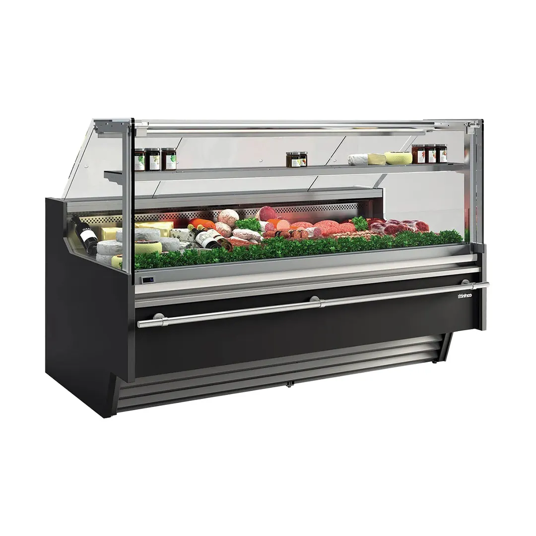 Infrico USA IDC-VBC9SCP 40" Single Duty Flat Refrigerated Meat Display Case