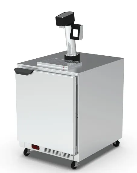 Micro Matic MMBB4MMADA01 Dairy Dispenser, 2.5‑Gallon Steel Tower, 24"W×32"D×48"H, 115V NSF