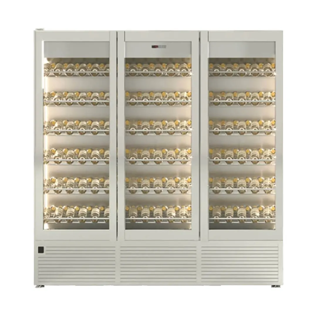 Oscartek PROVINO I RM2800 – 111" Red Meat Case, 4 Doors, 3000K LED Dimmer, Bottom Compressor