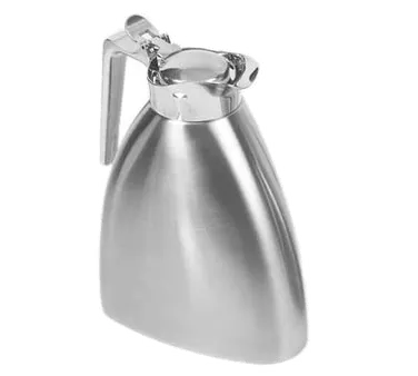 Spring USA 17601-5 Beverage Server, 52 Oz (1.5 L) Vacuum‑Insulated, Self‑Opening Cover, Stainless