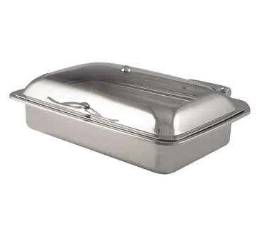 Spring USA 2171-6 Induction Buffet Server, 14‑Qt Rectangular, Hinged Cover, Stainless Steel, 23"L
