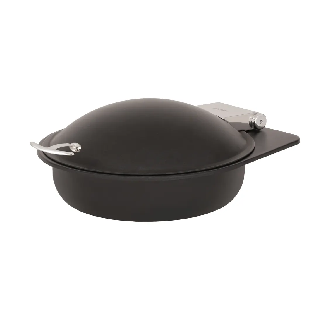 Spring USA 2172-8/37 Induction Server 6 Qt Round 16.73" Dia Steel Pan Titanium Hinged Cover