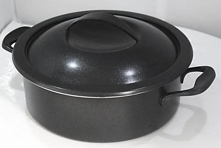 Spring USA 2272-8/27 Induction Server, 4‑Qt, 5.6"H×14.1"W×11.4"D, Black Steel, Oven‑Safe, Insert