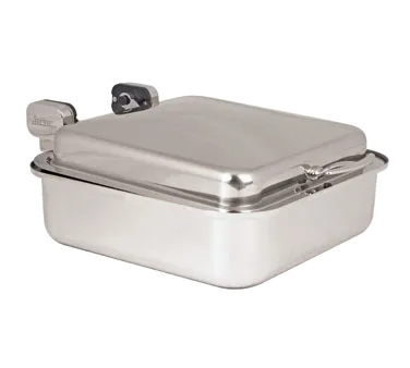 Spring USA 2374-6 Induction Server, 6 Qt, Rect, 19.8"L x 15.3"W x 6.8"H, Hinged, 18/10 Stainless